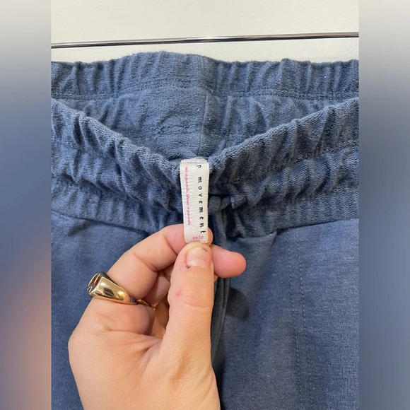 Free People||Movement Sunny Skinny Yoga Sweatpants Navy Blue Size XS - Picture 8 of 9